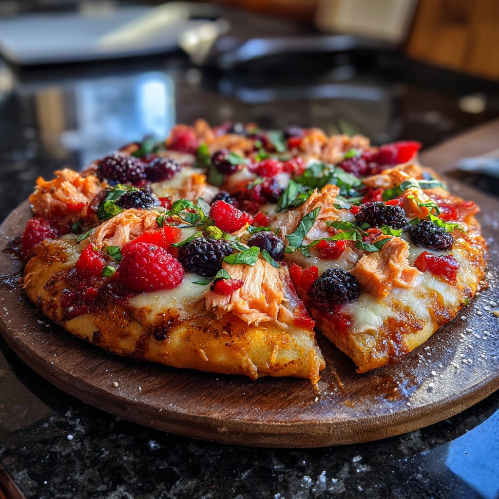 Berry Delicious Salmon Pizza