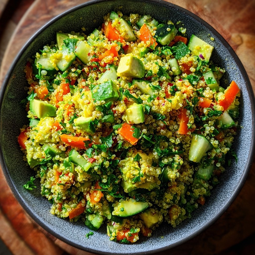 Healthy Avocado Quinoa Salad
