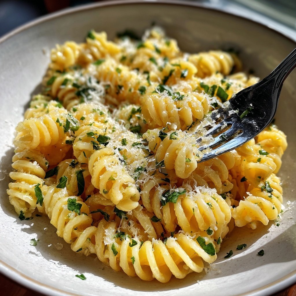 Quick Garlic Butter Pasta