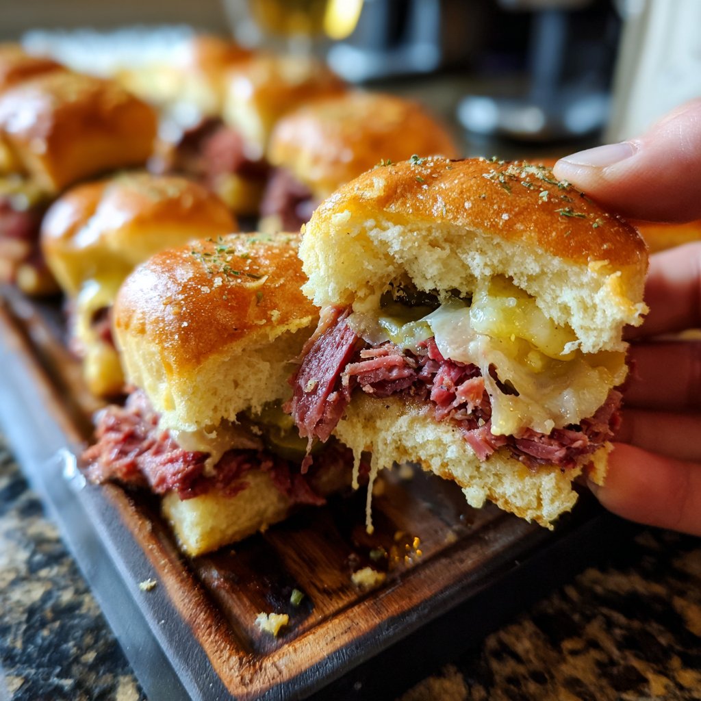 Mini Corned Beef Sliders