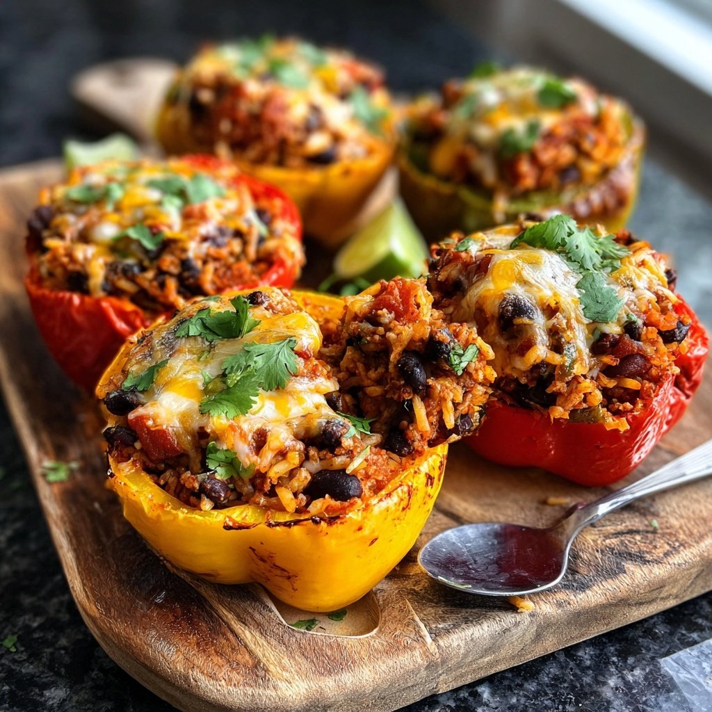 Stuffed Bell Pepper Cups