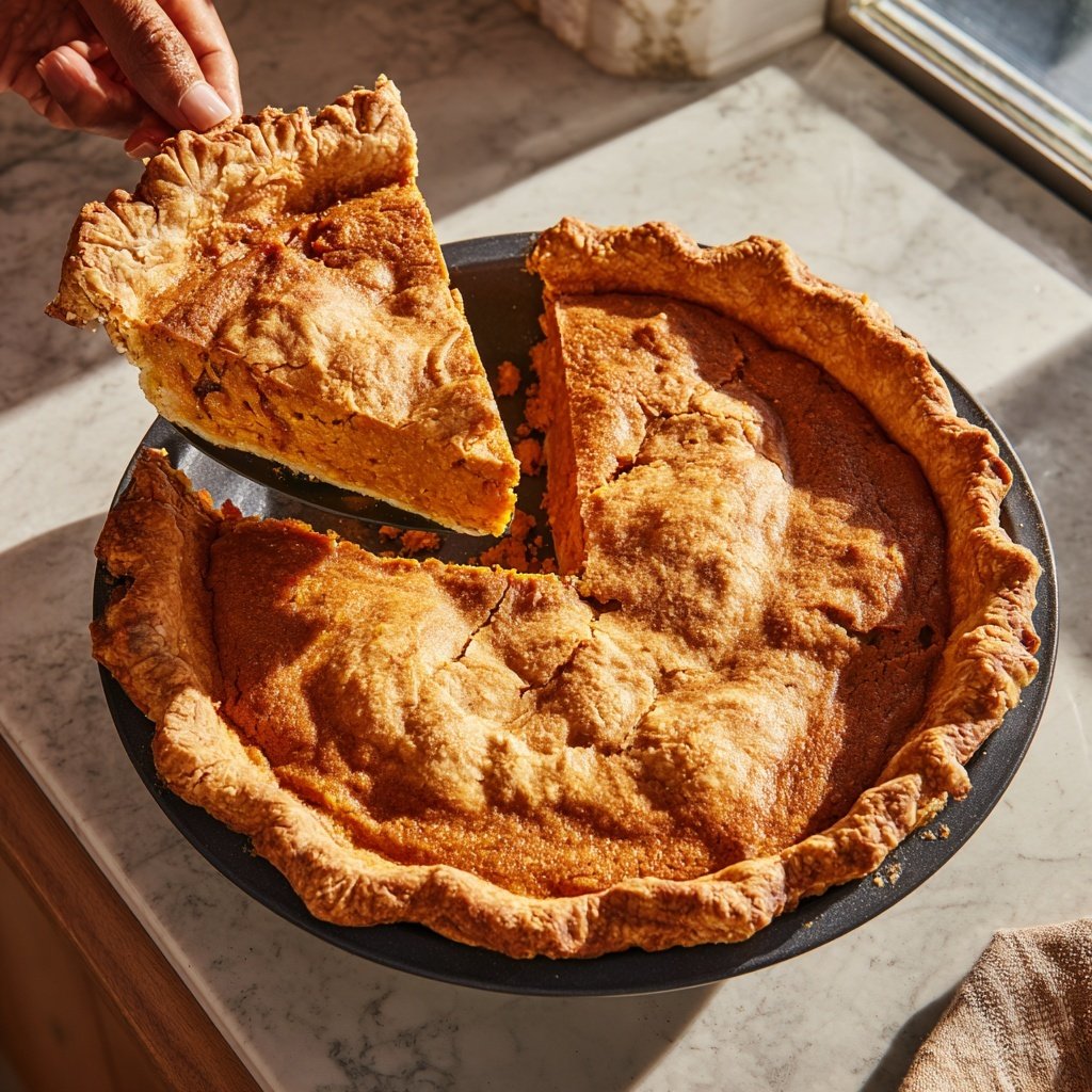 Festive Spiced Pumpkin Pie